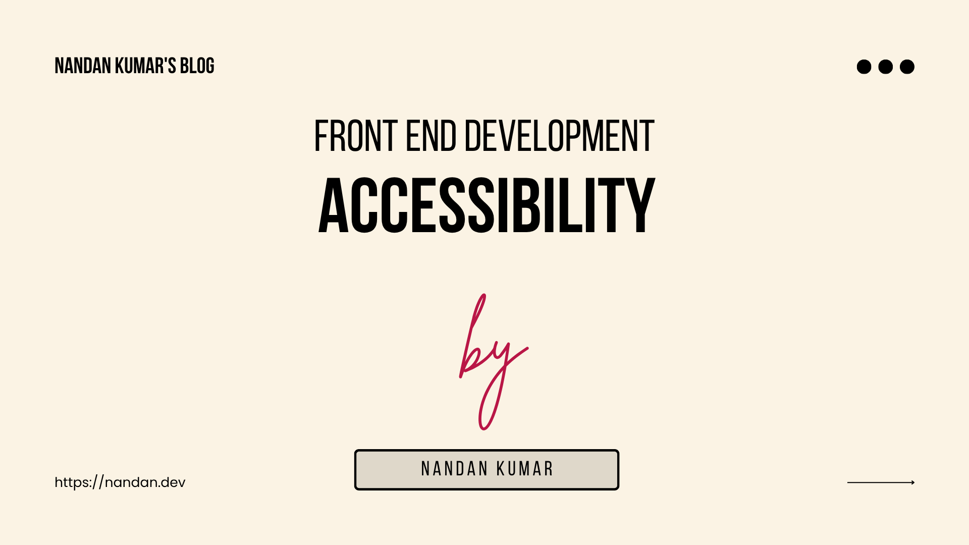 The Crucial Aspect of Accessibility